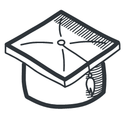 academy cap education graduate graduation handdrawn knowledge