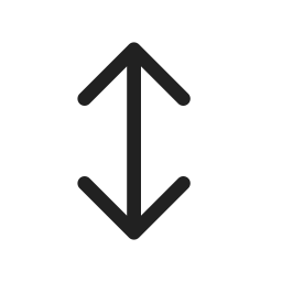 arrow bidirectional up down regular