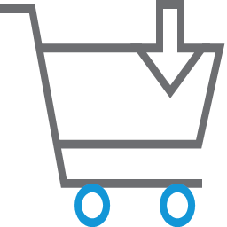 cart down shopping trolley