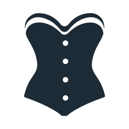 clothing corset fabric shape woman