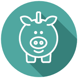 coins piggy bank saving account savings