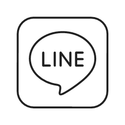 contact line logo media message social    linear black