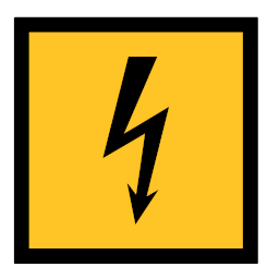 danger electrocution emergency ray sign sos