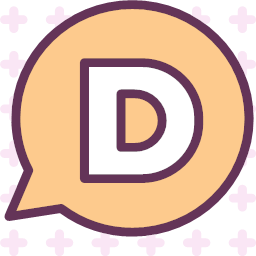 disqus logo network social pattern