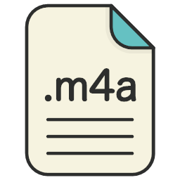 document extension file format m4a