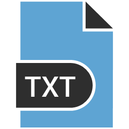 document extension file txt