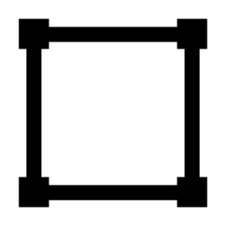 draw rectangle outlined