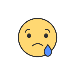 emoji facebook sad emoji colored