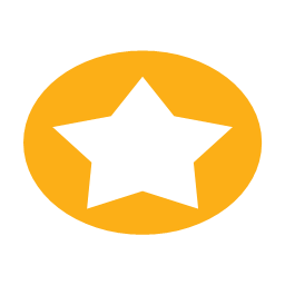favorite five point gold star
