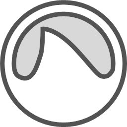 grooveshark logo network social filled