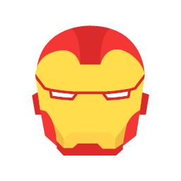 iron man marvel super hero flat