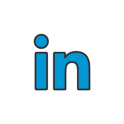 Linkedin logo button