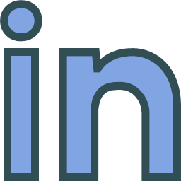 linkedin logo network social colored