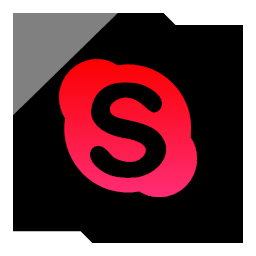 logo media skype social