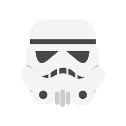 mask starwars storm trooper flat