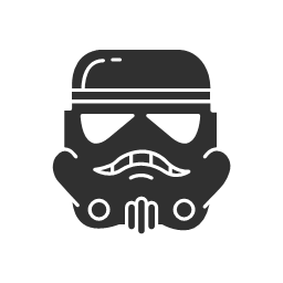mask starwars storm trooper glyph