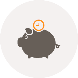 money pig piggy bank saving time