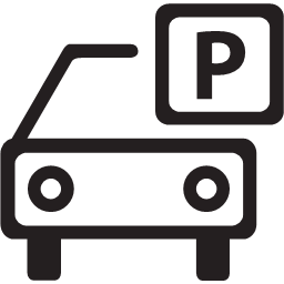packing parking sign vehicle outline