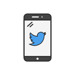 phone twitter twitter logo colored