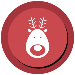reindeer santa winter