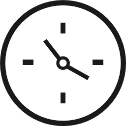 Alert clock time timer watch icon