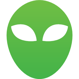 alien head fantastic green mask sci fi ufo unknown
