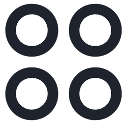 application circle circles four sign symbol