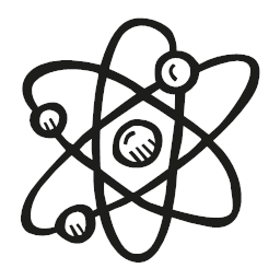 basic black sticker-atom