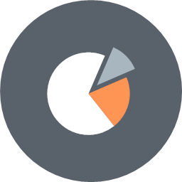 Chart finance graph marketing pie pie statistics icon
