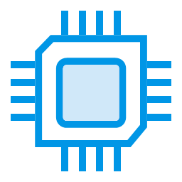 chip cpu electronics microchip pc proceesor   cute style