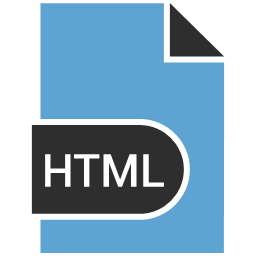 Coding file html icon