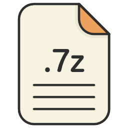 compressed document file file 7z format zip