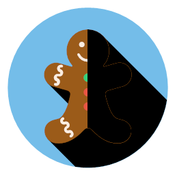 cute gingerbread holiday smile winter xmas