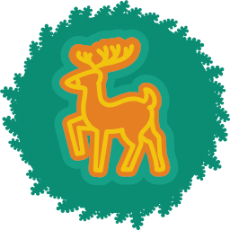 deer wreath xmas
