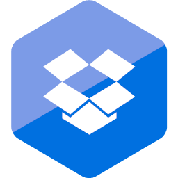 Dropbox hexagon high quality media social social media hexagon icon