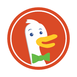duckduckgo engine internet optimization search web flat   flat colorful