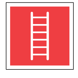 emergency ladder sign sos
