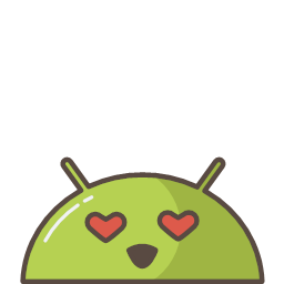 emoji love lovely mobile mood robot