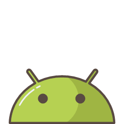 Emoji mobile mood robot icon