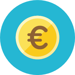 euro rounded