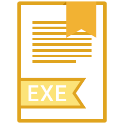 Exe extension file format icon