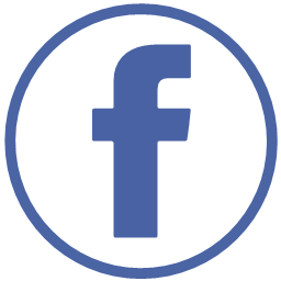 facebook fb social circular color