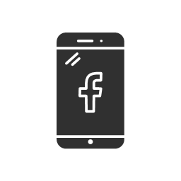 facebook logo facebook on mobile mobile glyph