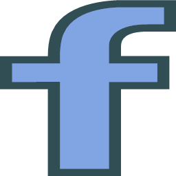 facebook logo network social colored