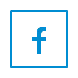 Facebook media network share social square icon