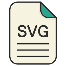 File file svg generic file illustrator vector format icon