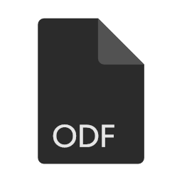file format odf