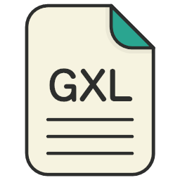 File generic file gxl illustrator vector format icon