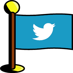 flag media networking social twitter
