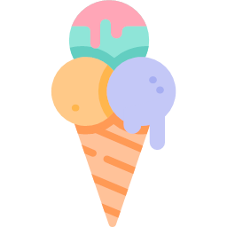 flat version svg ice cream